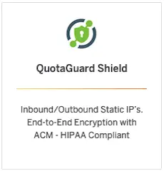 Check out QuotaGuard Shield on AWS