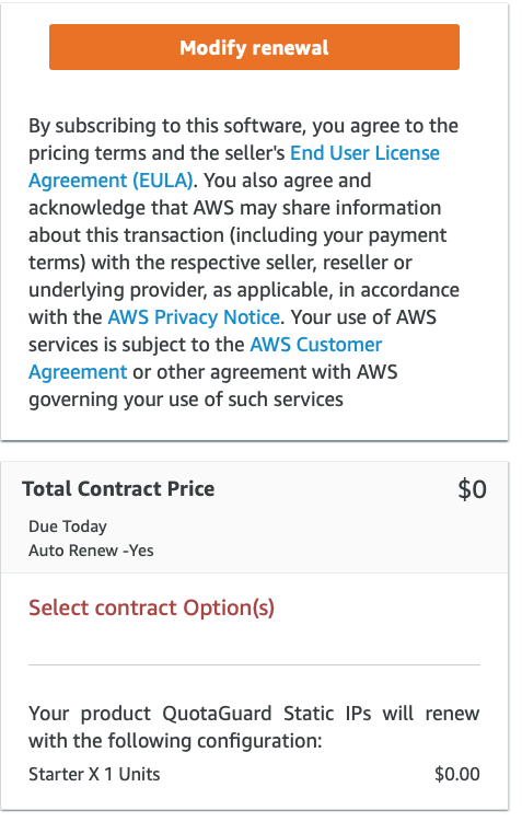 AWS - QuotaGuard