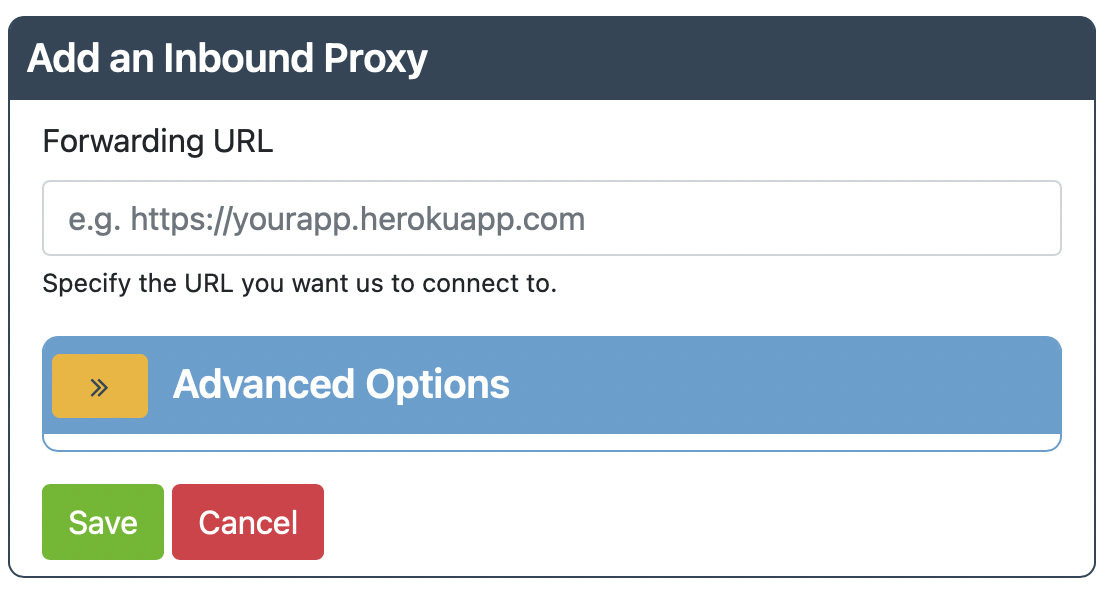 Add an Inbound Proxy